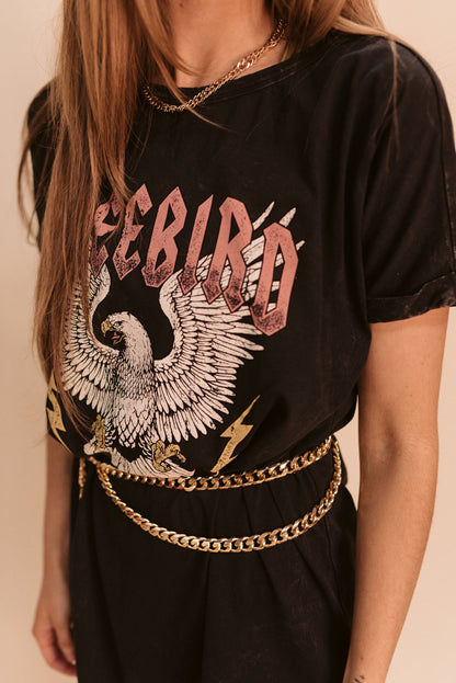 Free Bird T-shirt Dress (Multiple Colors)