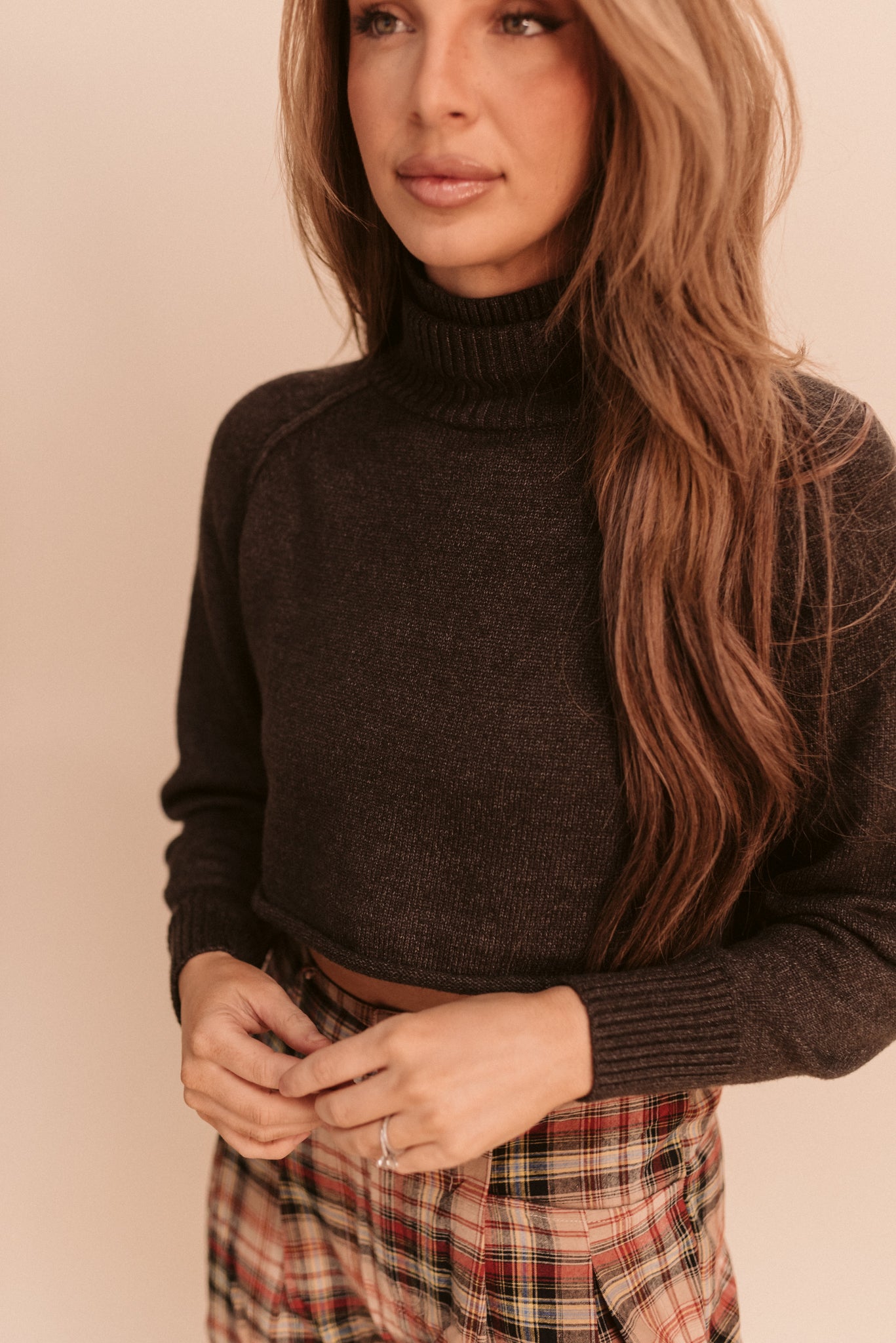 Trendy Turtle Neck Sweater (Multiple Colors)