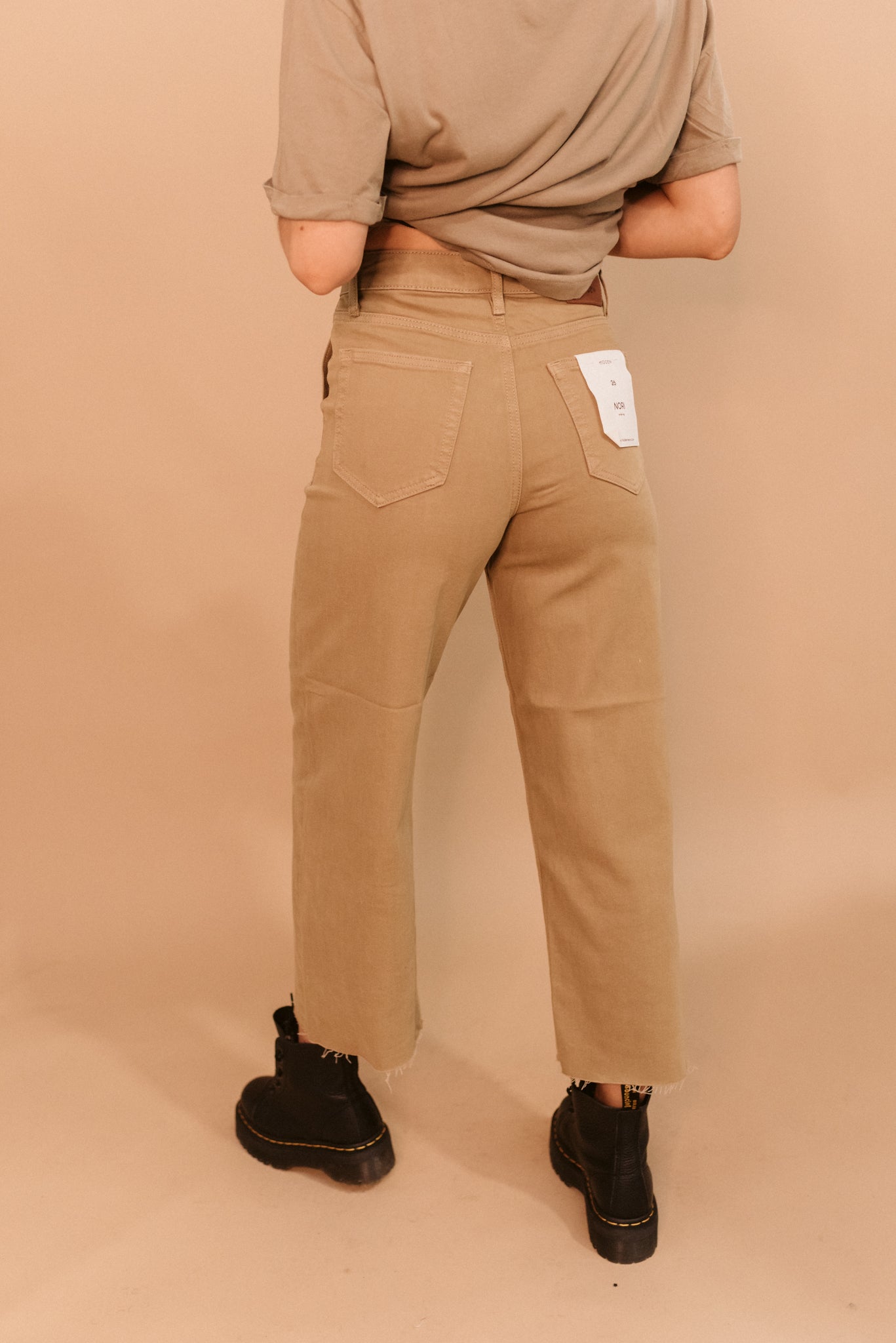 Wheat High Rise Denim