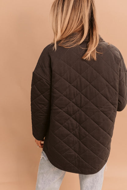 Quilted Longline Jacket