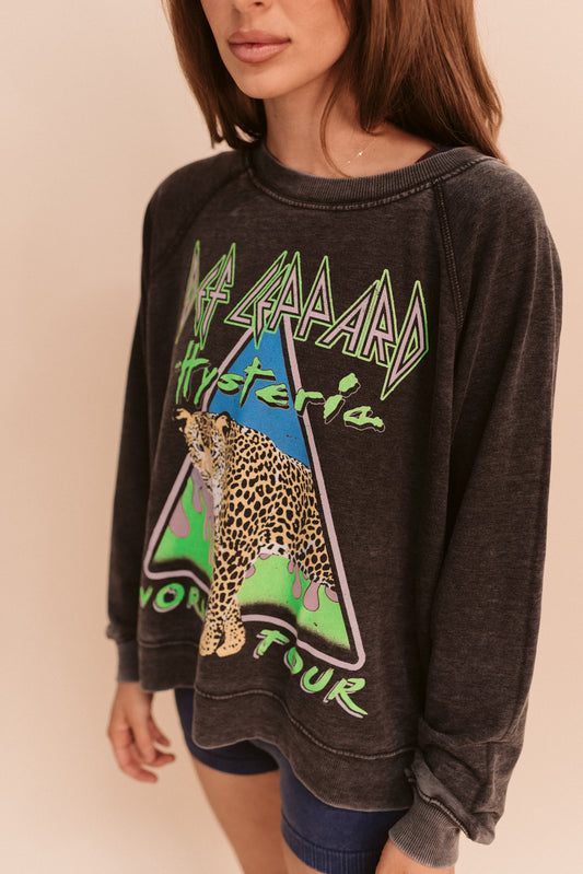 Def Leppard Oversized Sweatshirt