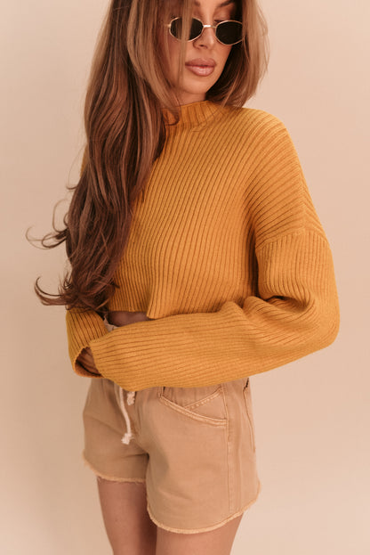 Tena Crop Turtle Neck (Multiple Colors)