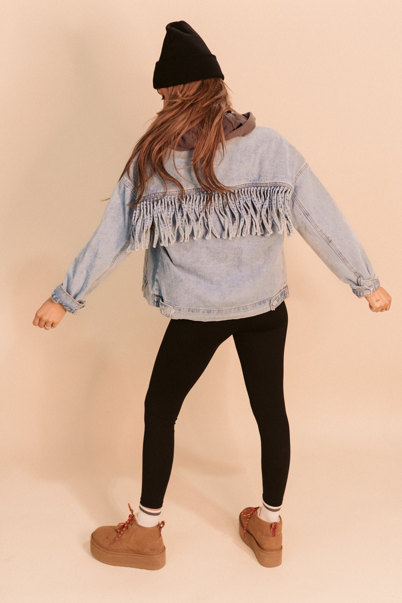 Fringe Vintage Denim Jacket