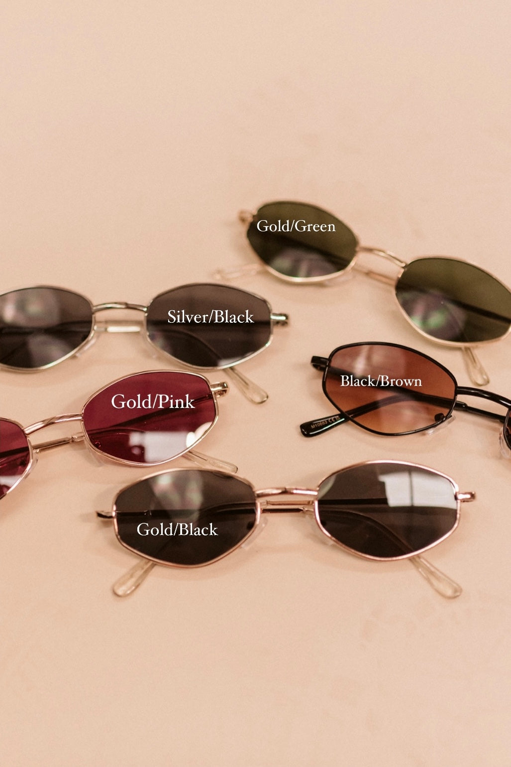 Trendy Oval Sunnies (multiple colos)
