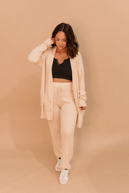 Oatmeal Lounge Cardi