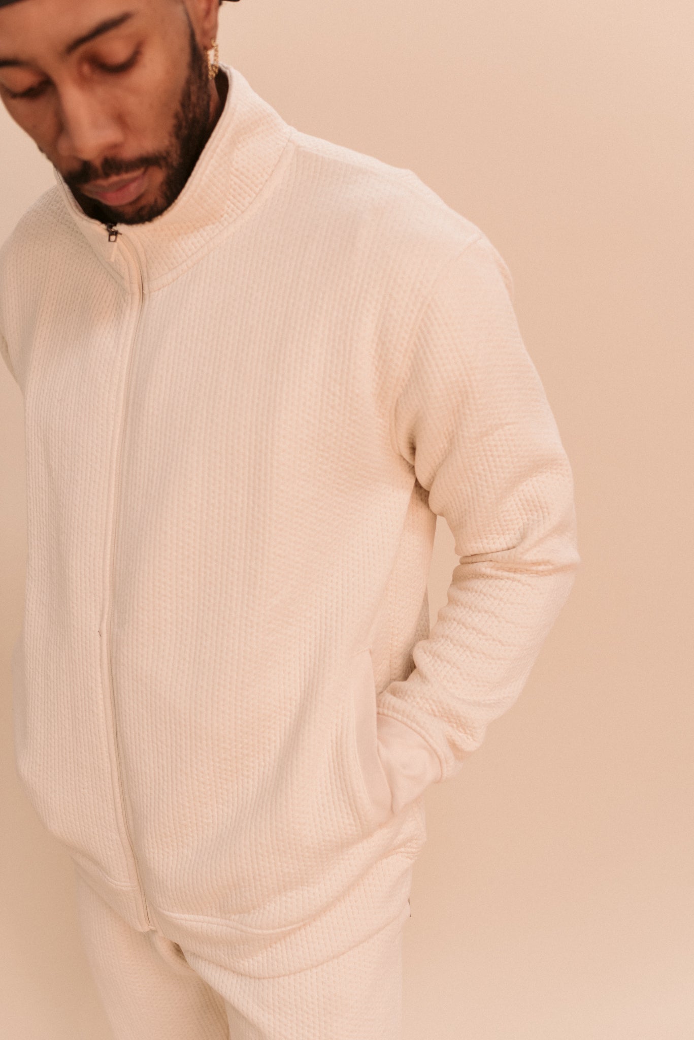 Quilted Cream Jacket